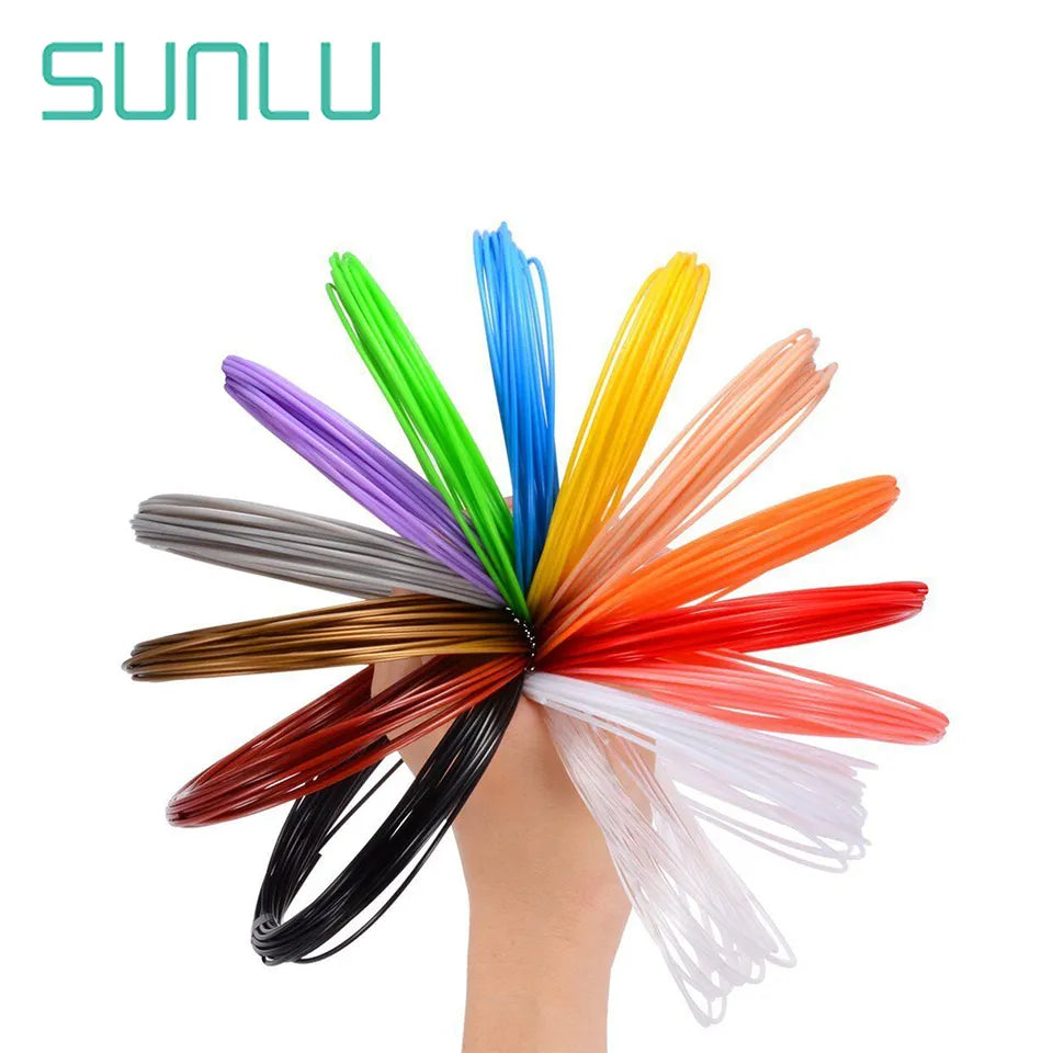 3D Pen Bundle - Sunlu SL-300 3D pen + 20 farver filament + skabeloner